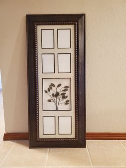 Family tree picture frame with glass 18x41"
