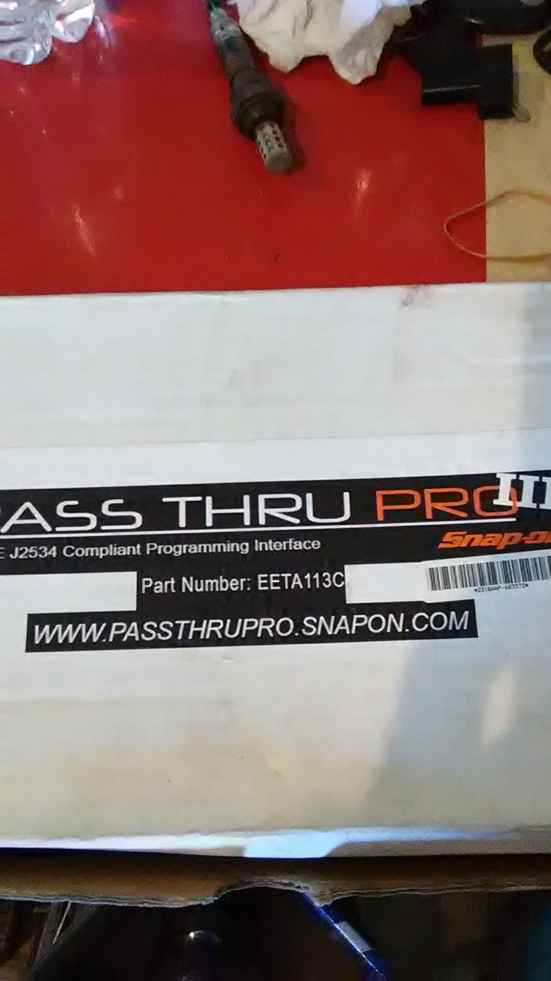 Snap on pass thu pro 3 sae J2534 ECM flash and programing.