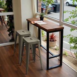 LIKE NEW** Furmax 30” Metal Bar Stools - Set Of 4