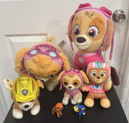 Paw Patrol Pillow, Plush and Toy Lot $15 for All