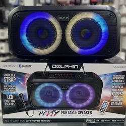 ‼️🔥 BLACK FRIDAY SALE🔥‼️2000W Dual 6.5” Rechargeable Party Speaker with carrying strap and MIC🔊🎶
