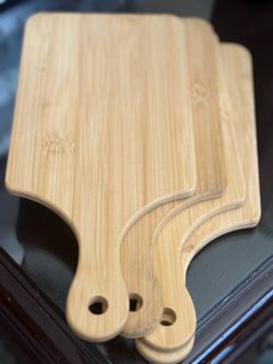 4 bamboo trays