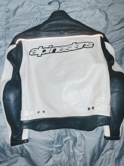 ALPINESTARS Black LABEL ice Motorcycle RIDING Leather Jacket