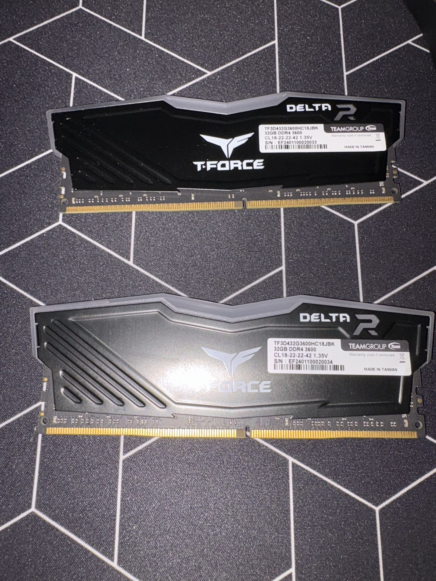 32gb 3600MHz DDR4 Ram