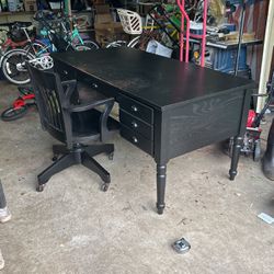 Solid Wood Pottery Barn Desk