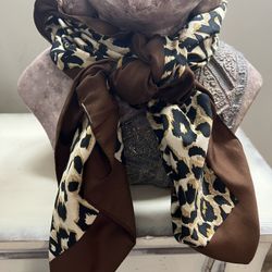 Pre Owned But In Like New Condition Leopard Print Scarf