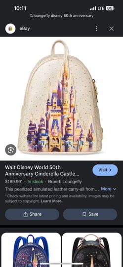 Lounge Fly Bag 50th Anniversary Disney