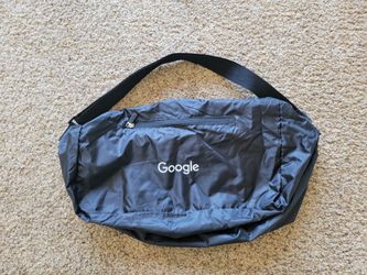 Google Branded Nylon Mini Duffel Bag by RuMe Recycled (Eco-Friendly Travel Bag)