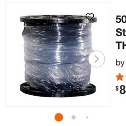 500 ft. 4 Gauge Black Stranded Copper THHN Wire