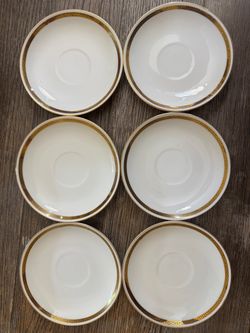 Set of 6 Noritake the Crete Nippon Saucer plates