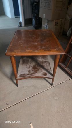 Wood Side Table