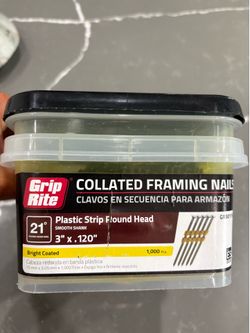 3” framing collated nails (entire box) 3” x .120