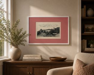 Melina Gabrielle Art Etching Framed