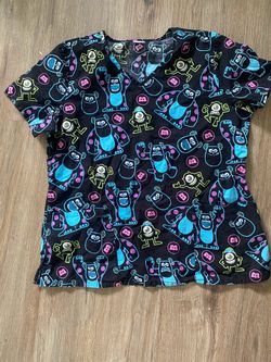 Monsters Inc. Scrub Top