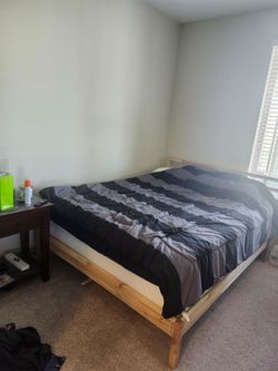 Bed + Side table+ Mattress