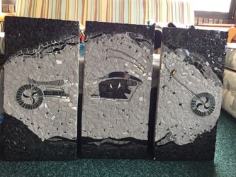 3 piece mosaic , lights up