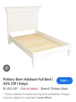 Queen — Pottery Barn Bed