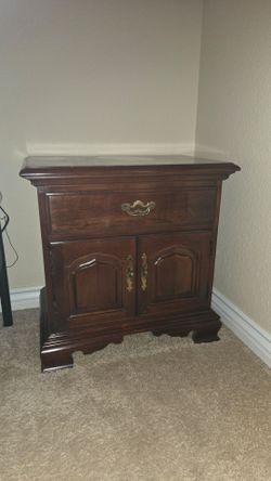 Cherry wood night stands