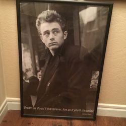 James Dean Framed Poster...