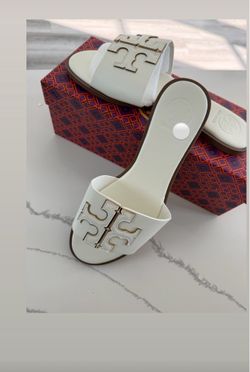 White sandals