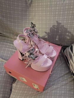Beautiful lace up heels