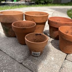 Terracotta Natural Color Planters Small sizes Orchid