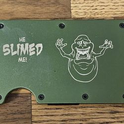 Slimer / Ghostbusters / Aluminum RFID Blocking Wallet