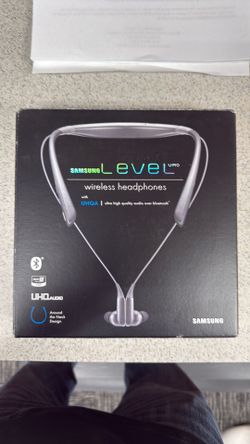 Samsung level U Pro wireless headphones with UHQA - black