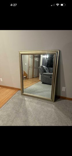 Gorgeous extra large gold mirror. Brand new