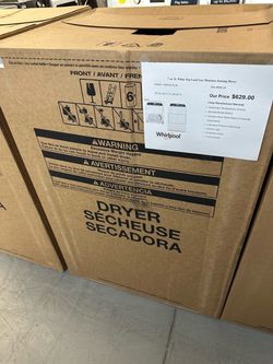 🔥7 cu. ft. White Top Load Gas Moisture Sensing Dryer🔥