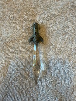 Skull Dagger Decorative Crystal
