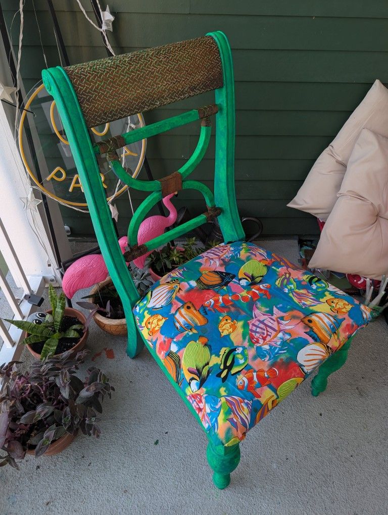 Fun Florida "Under The Sea" Dining Room Chair