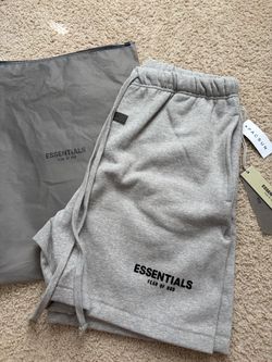 Dark Oatmeal Essentials Shorts, Brand New, Size L