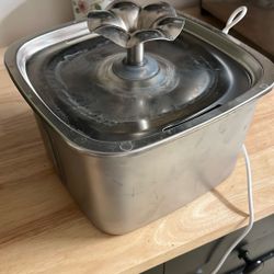 Stainless Steel Cat Water Fountain 