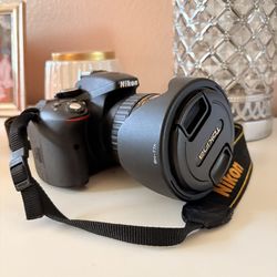 Nikon D5300 with Tokina lens attachment