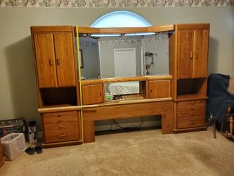 Oak bedroom set