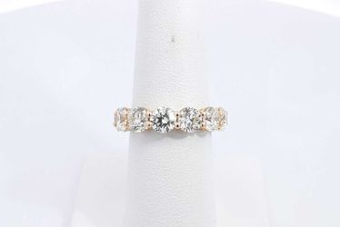 Approx. 6.5ctw Diamond Eternity Band 14k Yellow Gold 4.67g Size 7 Ps1024oxxxzmia