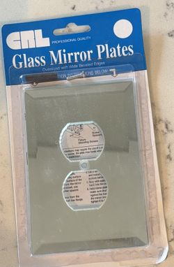 Glass Mirror Plates - $10 Each