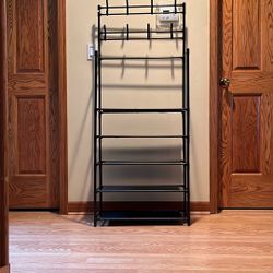 Coat Rack With Shoe Storage
