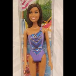 NEW Barbie Water Play! African American Girl Doll (2014) DW