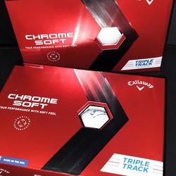 2 Dozen Callaway Chrome ERC Triple Track Golf Balls