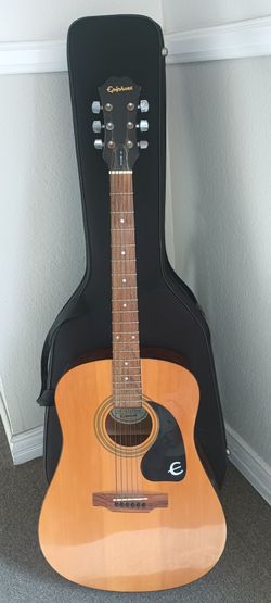 Epiphone Acoustic Guitar with hard case