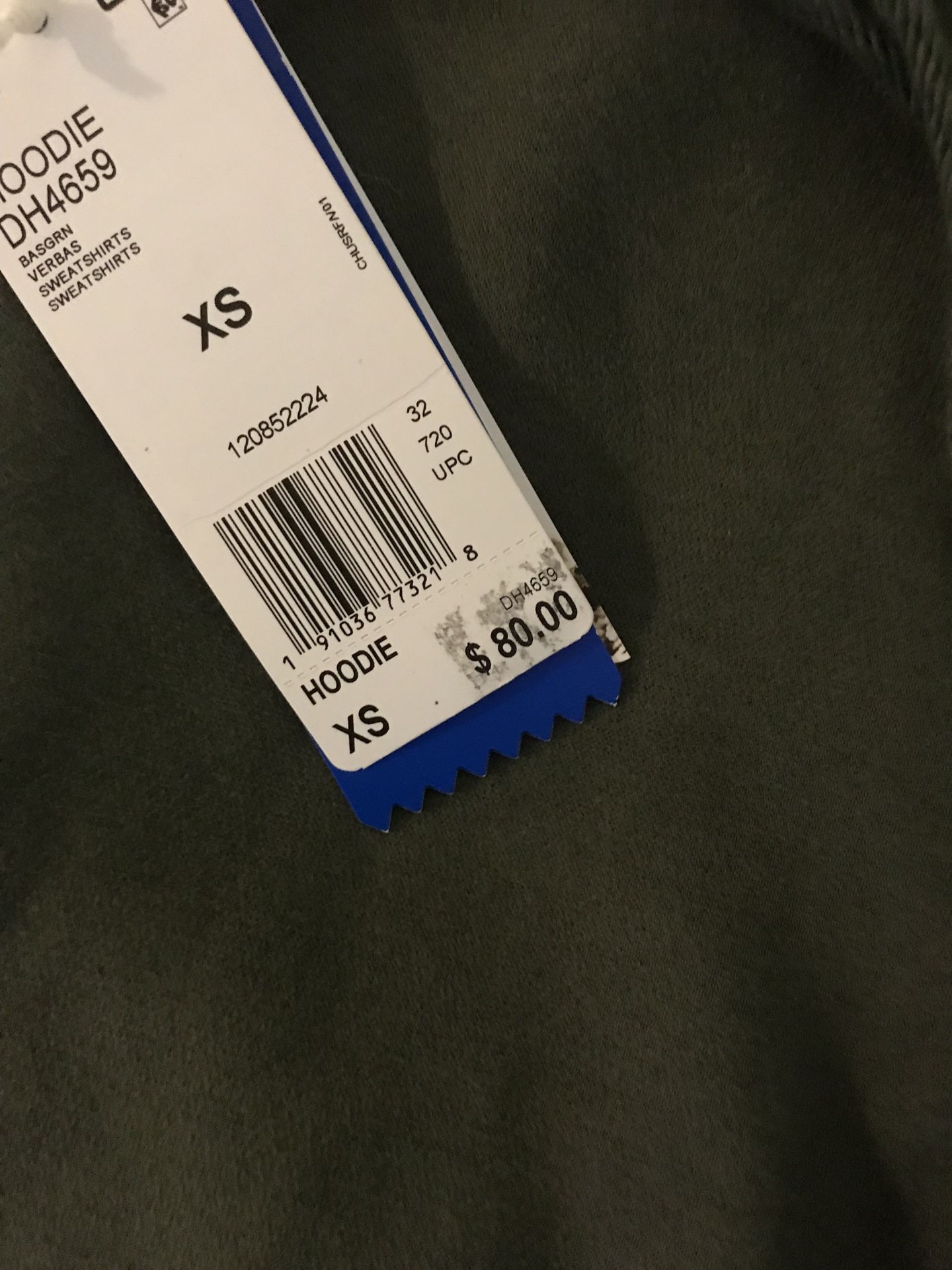 Adidas men olive green hoodie