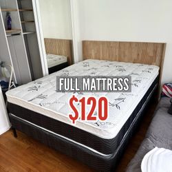 New Full Mattress Only $120
