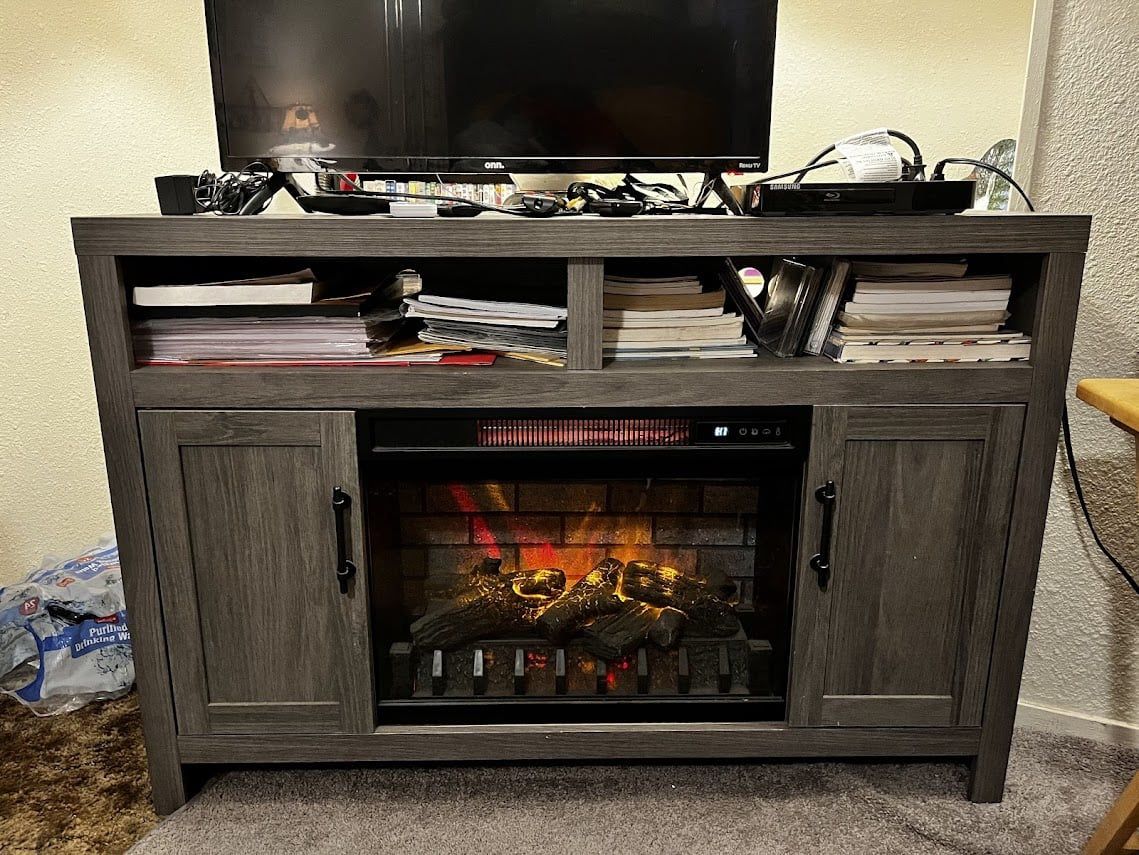 Fireplace Cabinet Plus TV stand 