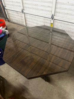 Octagon dining table