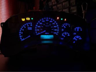 Blue led GM 99-02 cluster