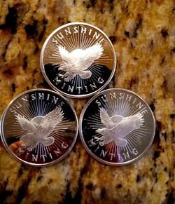 Silver coins 3 Troy oz’s