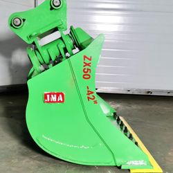 Mini Excavator Hitachi ZX 50 Tilt Bucket 42 inches Width.