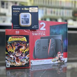 Nintendo Switch 2 Donkey Kong & Mario World Bundle (Take It Home In Payments/ llévalo a casa en pagos 